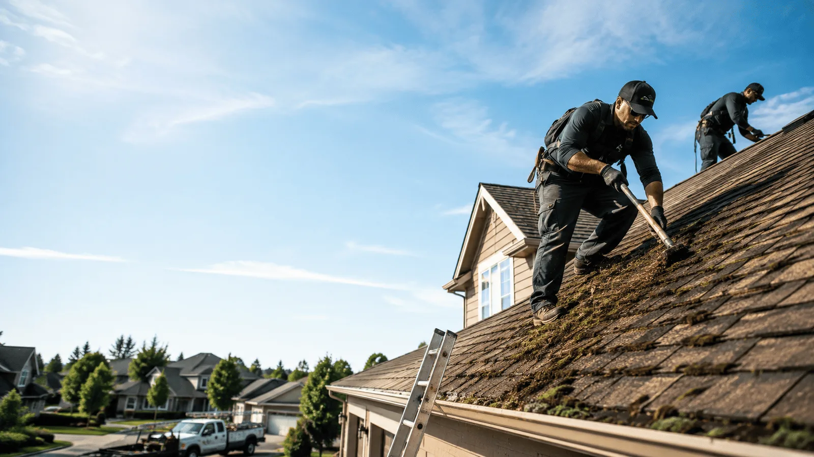 Roof Moss Removal in Rocky Mount, NC near me
